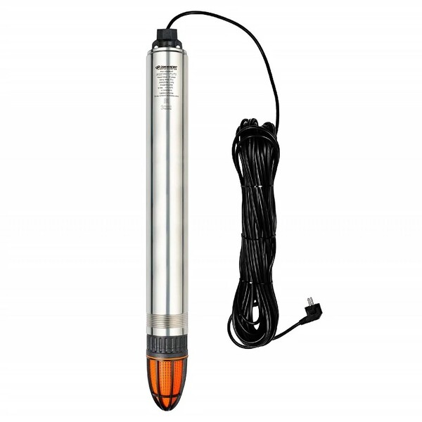 Насос скважинный ДЖИЛЕКС «ВОДОМЕТ» 4" 75/75 (1,2 кВт, 75 л/мин, выс.подъема 75м, кабель 30м) 7575