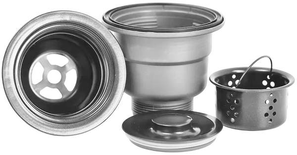 Мойка нерж врезная SANTREK AQUA PRO 600х450х220 т 3,0 ДЕКОР САТИН D6045HDS (+ сифон + дозатор) + КОЛАНДЕР 390х220 В ПОДАРОК!!!