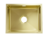 Мойка нерж врезная SANTREK AQUA PRO 540х440х220 т 3,0 ЗОЛОТО D5444HG ПОДСТОЛЬНЫЙ и ОБЫЧНЫЙ МОНТАЖ (+ сифон )