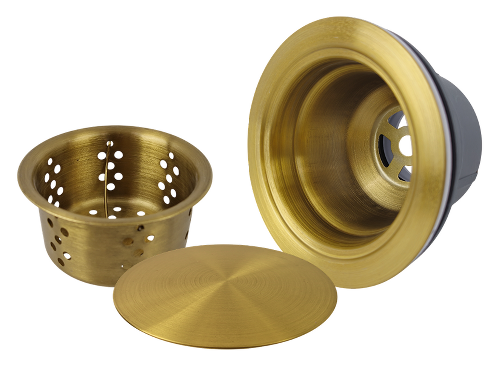 Мойка нерж врезная SANTREK AQUA PRO 540х440х220 т 3,0 ЗОЛОТО D5444HG ПОДСТОЛЬНЫЙ и ОБЫЧНЫЙ МОНТАЖ (+ сифон )