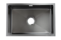 Мойка нерж врезная SANTREK AQUA PRO 650х440х220 т 3,0 ГРАФИТ D6544HB ПОДСТОЛЬНЫЙ и ОБЫЧНЫЙ МОНТАЖ (+ сифон )