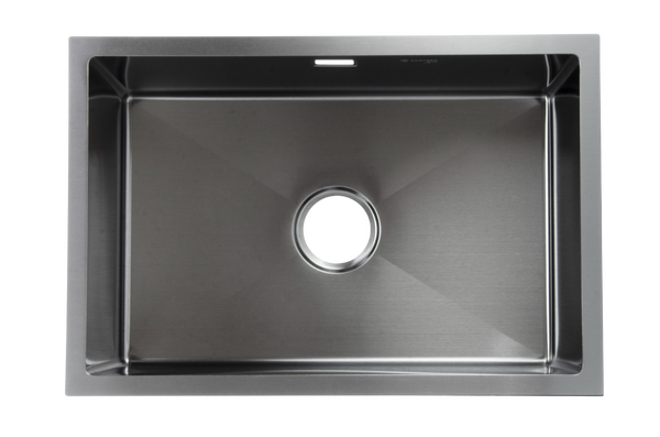 Мойка нерж врезная SANTREK AQUA PRO 650х440х220 т 3,0 ГРАФИТ D6544HB ПОДСТОЛЬНЫЙ и ОБЫЧНЫЙ МОНТАЖ (+ сифон )