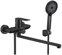 FS8824H Смеситель Ванна Fmark d.35 стена, матовый, Чёрный
