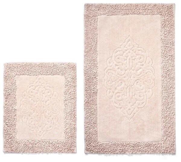 Набор ковриков для в/к "Макароны LUX" 60х100+50х60 beige бежевый