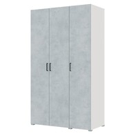  Шкаф Бостон 1500 3 створки, 2 ящика Сонома/Бетон (6 мест)