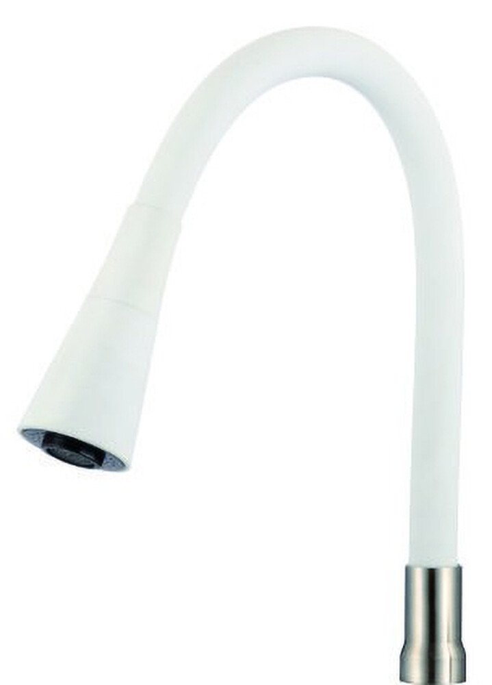 Гусак гибкий для кухни SAVOL 1/2″ сатин/белый S-MCG02L 