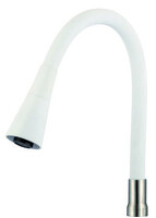 Гусак гибкий для кухни SAVOL 1/2″ сатин/белый S-MCG02L 
