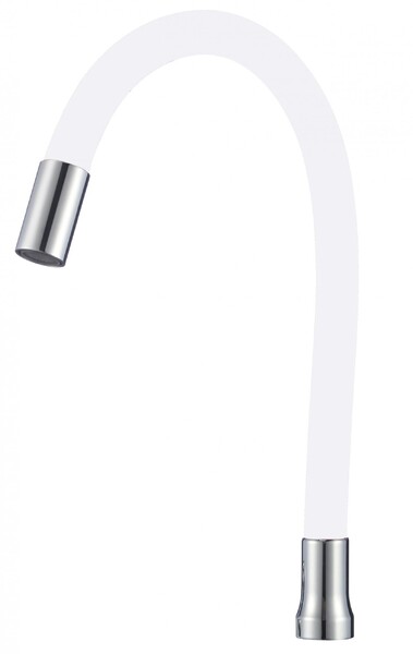 Гусак гибкий для кухни SAVOL 1/2″ белый S-CG02