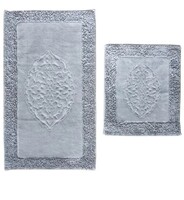 Набор ковриков для в/к "Макароны LUX" 60х100+50х60 grey серый 