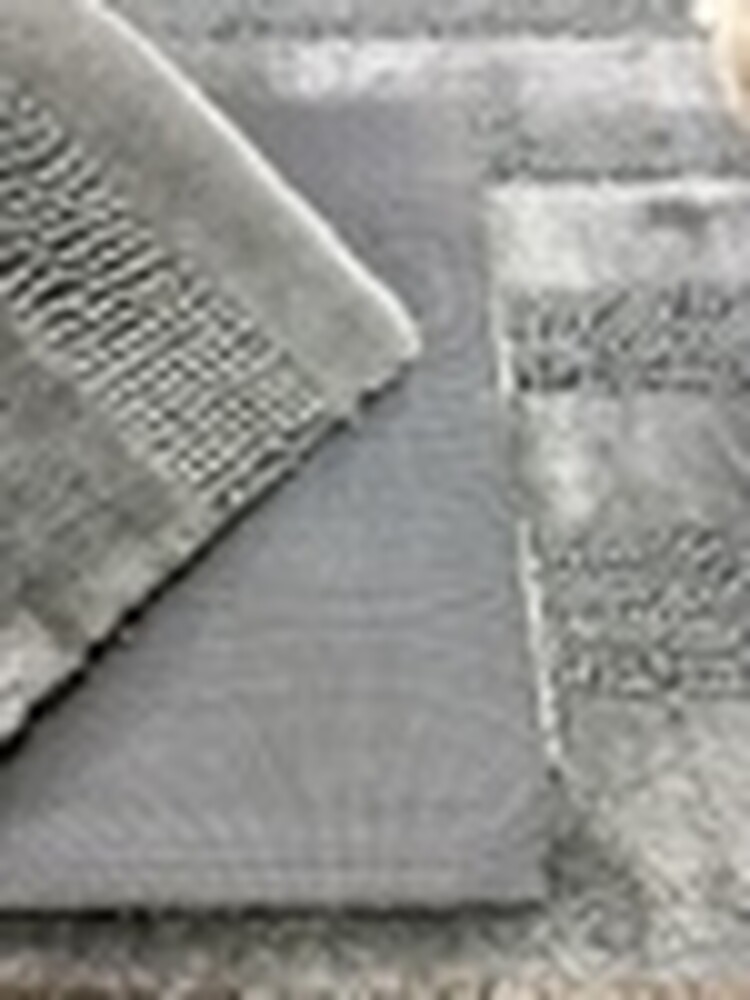 Набор ковриков для в/к "Макароны КОМБИ" 60х90+50х60 grey серый