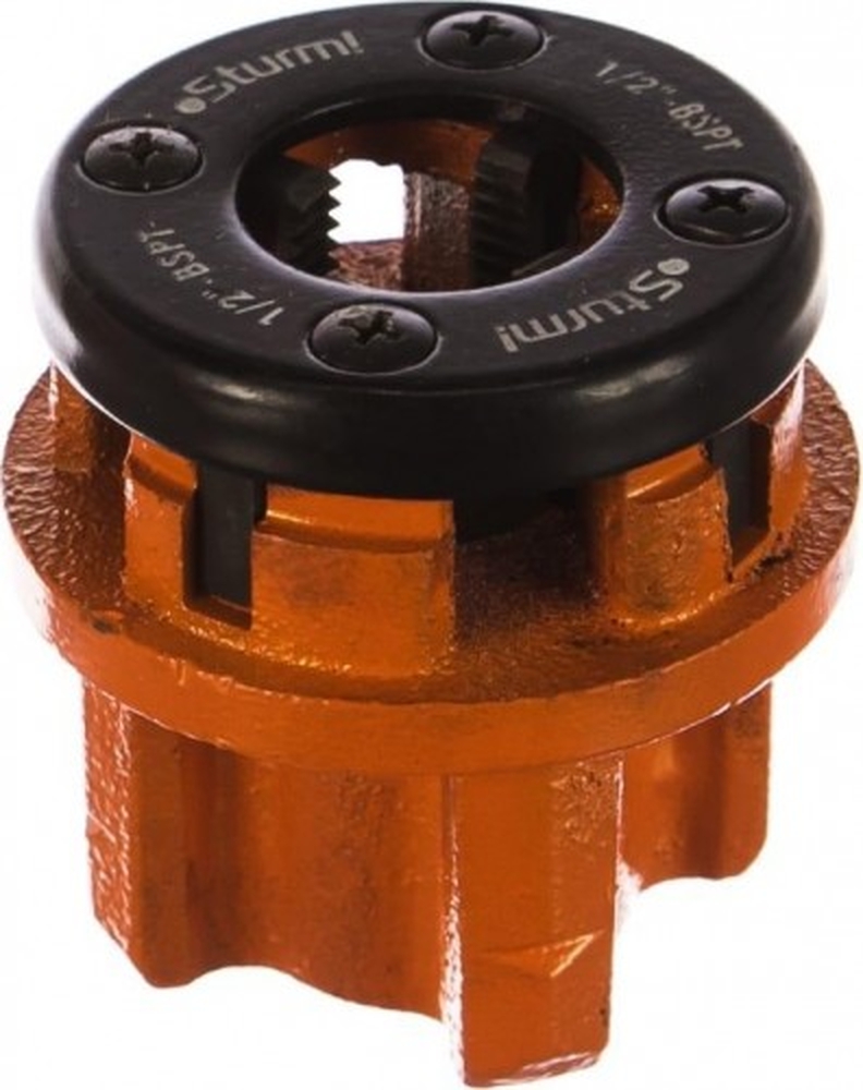 1065-04-1/2 Клуппа трубная 1/2", резцы из инструментальной стали, закалены, Sturm!