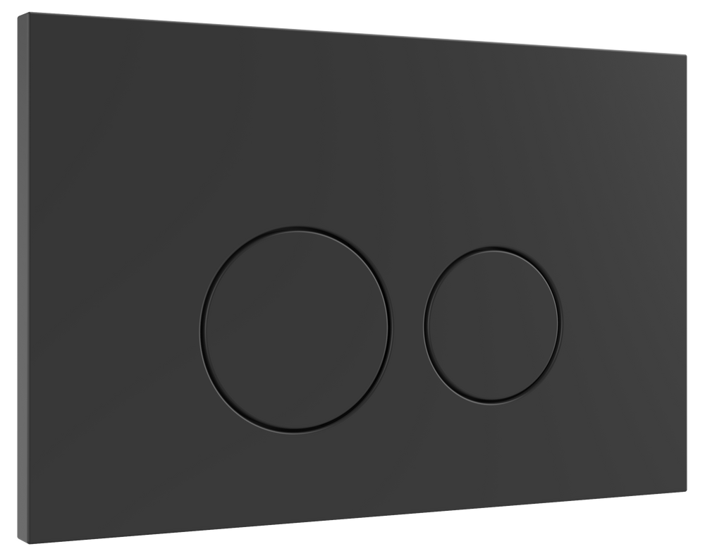 Клавиша смыва  HOLLER MBSR, черный матовый (160*240*11) нерж, антивандальная