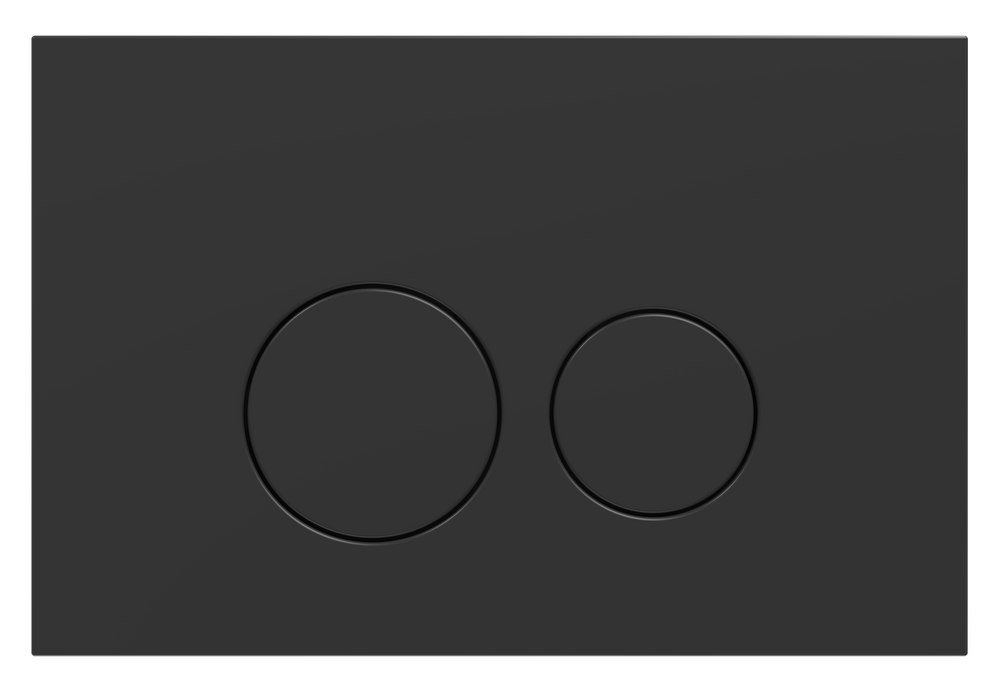 Клавиша смыва  HOLLER MBSR, черный матовый (160*240*11) нерж, антивандальная