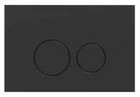 Клавиша смыва  HOLLER MBSR, черный матовый (160*240*11) нерж, антивандальная