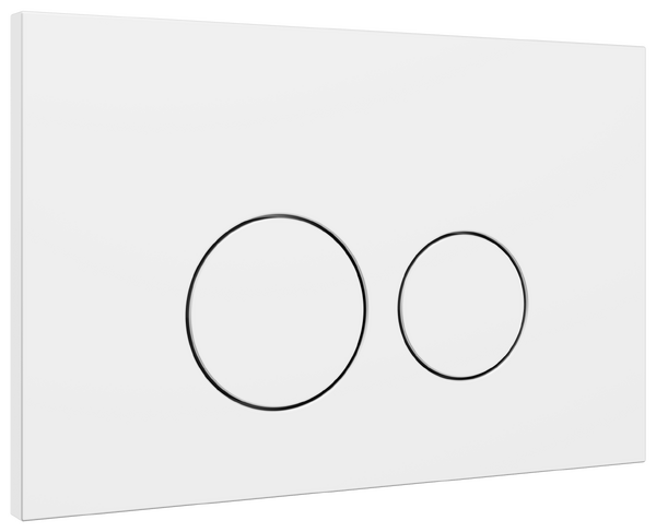 Клавиша смыва  HOLLER MWSR, белый матовый (160*240*11) нерж, антивандальная