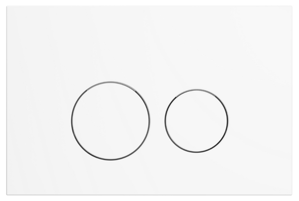 Клавиша смыва  HOLLER MWSR, белый матовый (160*240*11) нерж, антивандальная