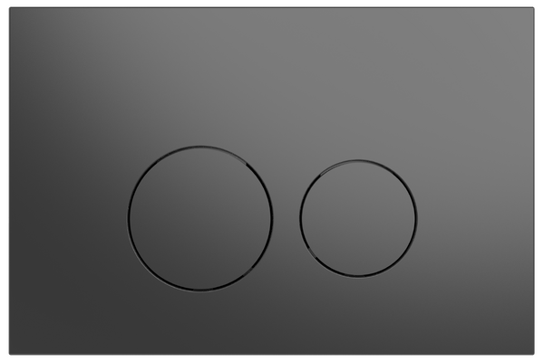 Клавиша смыва HOLLER GMSR, оружейная сталь (160*240*11) нерж, антивандальная