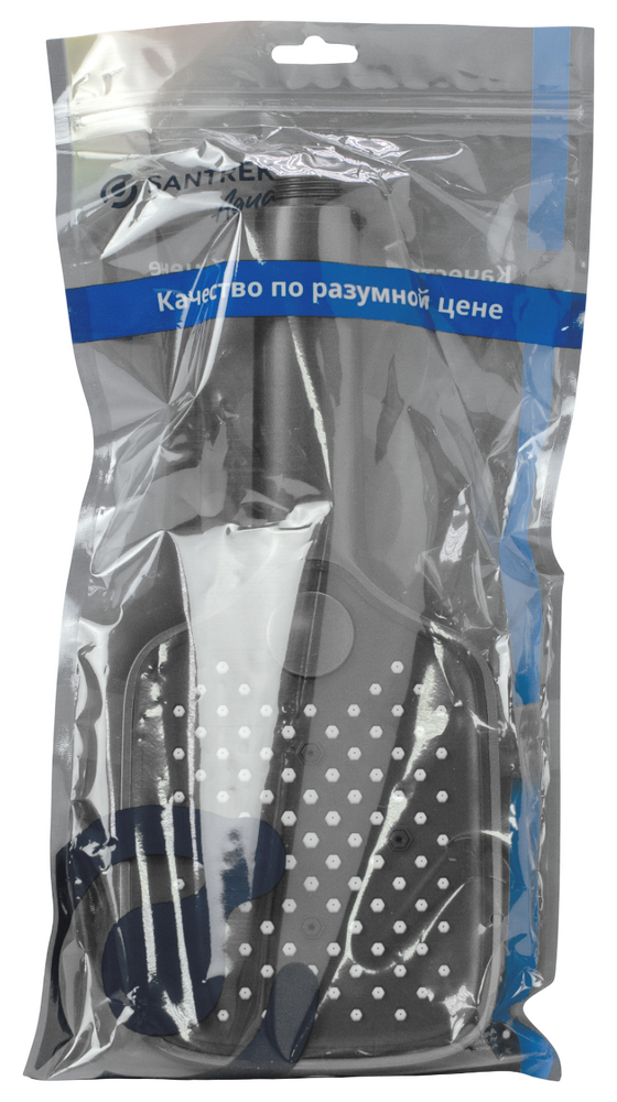 Лейка  SANTREK AQUA OLS-3601 пакет (графит) 3-х режимная 108х130мм L=255мм*