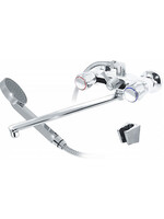 2024-182 Смеситель Ванна "VARIOFIN" м/к, плоский излив, Парма