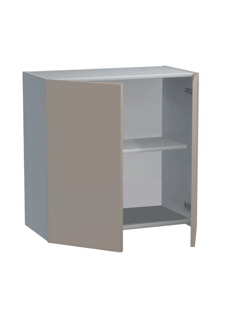 Шкаф для посуды 60 цвет Капучино/Серый SANTREK HOME (ЛДСП)