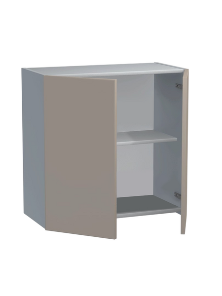 Шкаф для посуды 60 цвет Капучино/Серый SANTREK HOME (ЛДСП)