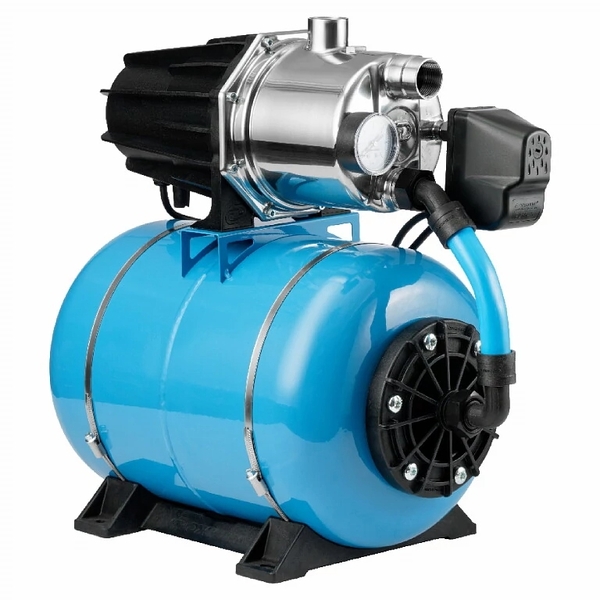 Насос-автомат ДЖИЛЕКС ДЖАМБО ПРО 60/35 Н-24 (0,62 кВт 60 л/мин, глубина всасывания 9м, выс. подъема 35м, нерж. корп.) 3113