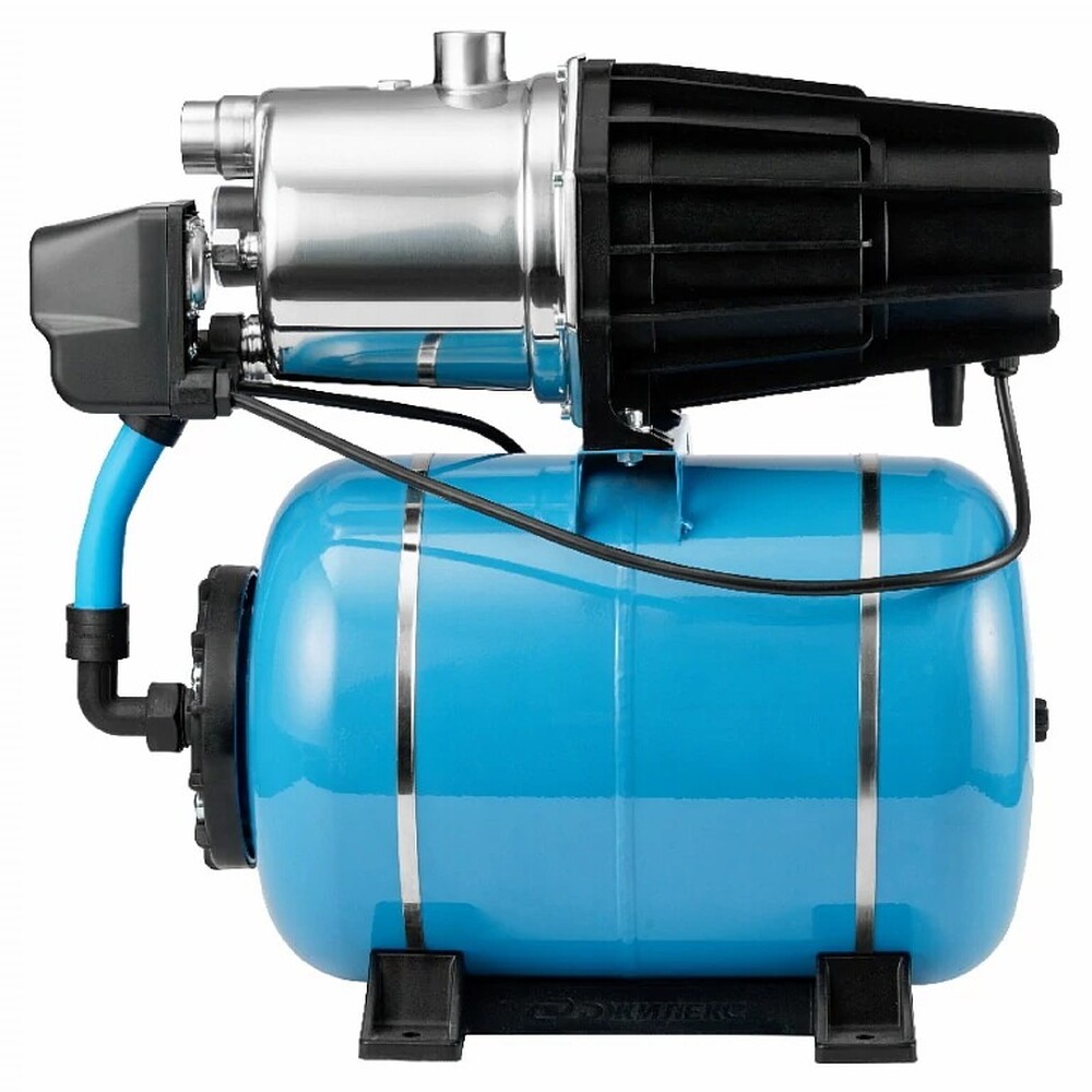 Насос-автомат ДЖАМБО ПРО 70/50 Н-24 (нерж, г/аккум. 24л.(мощн.1,1 кВт, производ.4200 л/ч, напор 50м) 3114