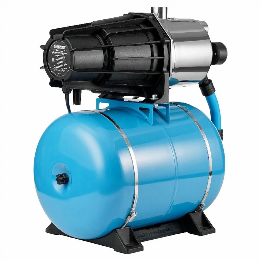 Насос-автомат ДЖАМБО ПРО 70/50 Н-24 (нерж, г/аккум. 24л.(мощн.1,1 кВт, производ.4200 л/ч, напор 50м) 3114