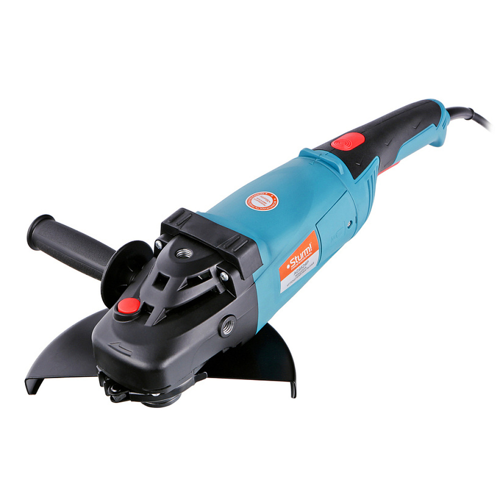 AG9524P УШМ "профи" Sturm, 230 мм, 2600 Вт, антивибр, повыш пылезащита, плавный пуск