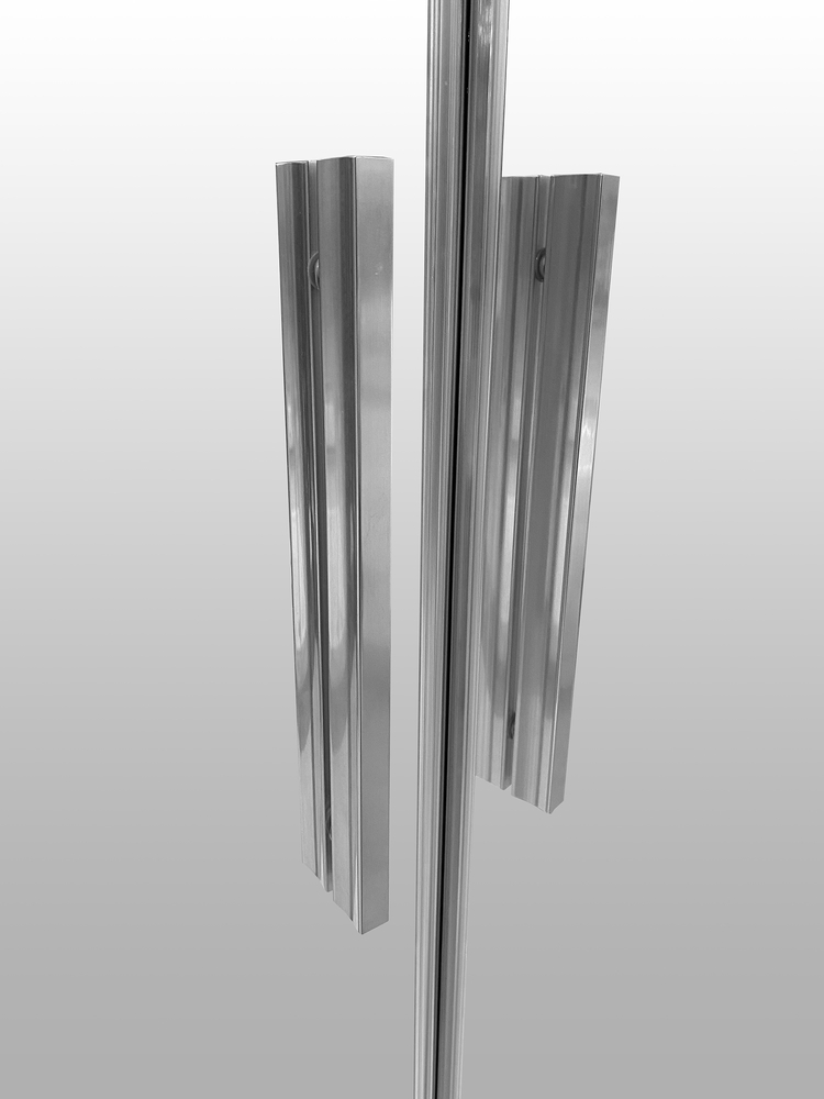 Душевое ограждение SANTREK AQUA Time- DF-2000-C-Chrome 2000*1950 Прямое стекло Прозр 6 мм, профиль Хром