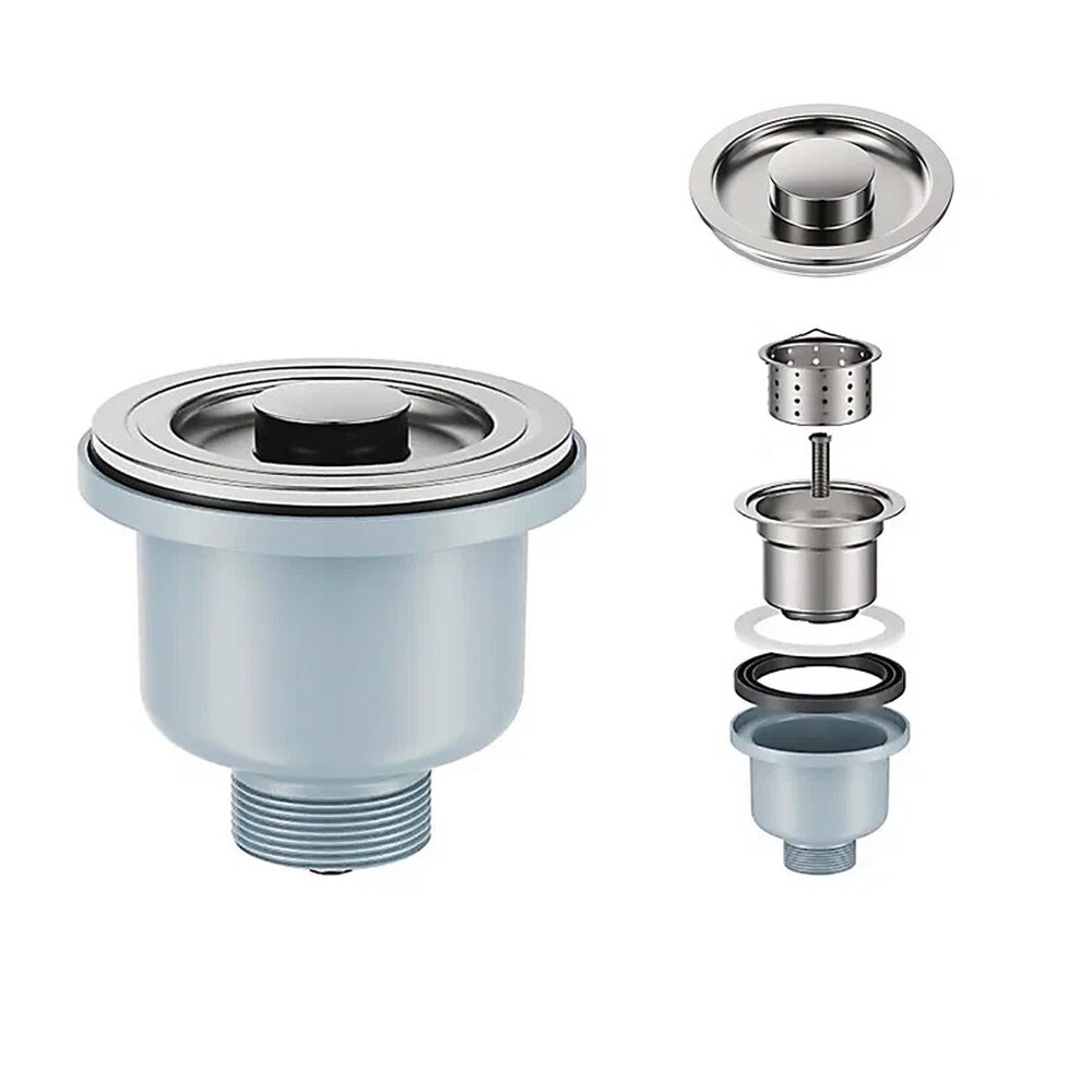 Д-11021 Выпуск для кухни NORDFORM ОРИО 3 1/2 с корзиной для мусора, выход 1 1/2