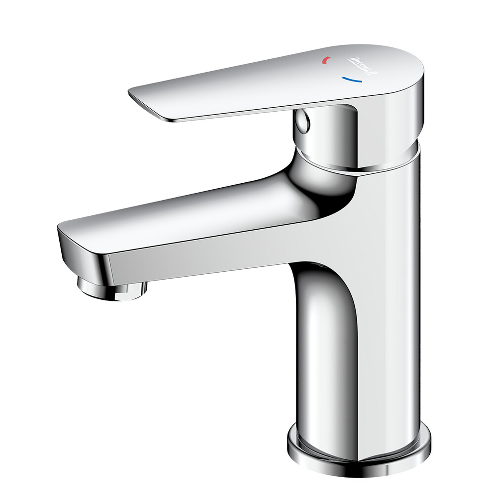 Смеситель одноручный (35мм) для умывальника монолитный, хром ROSSINKA S35-13 НОВИНКА!!!