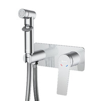 Смеситель одноручный с гигиеническим душем, встраиваемый, хром ROSSINKA RS20-51 НОВИНКА!!!