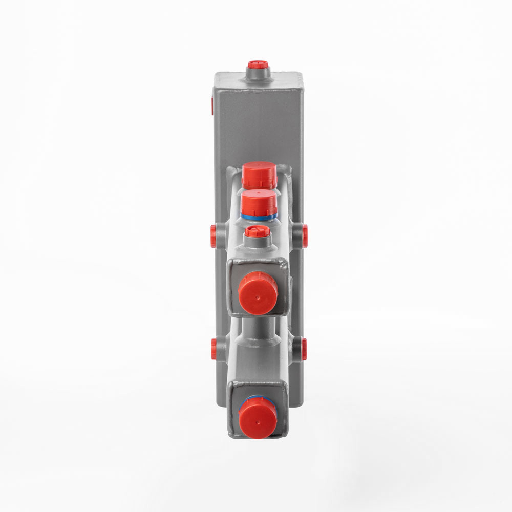 Гидроразделитель с коллектором горизонтальный, 3 контура, до 70 кВт VTc.100.SN.070603