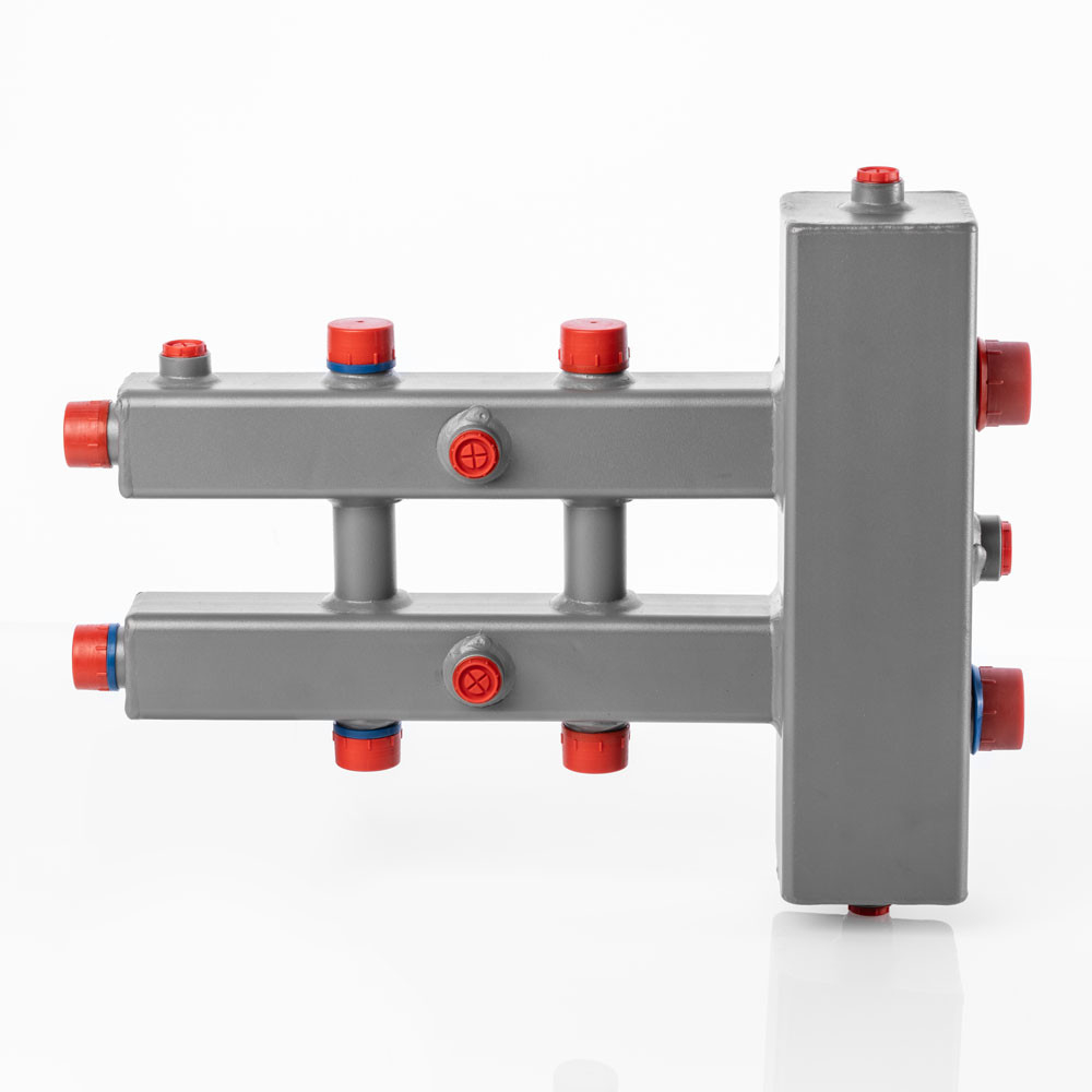 Гидроразделитель с коллектором горизонтальный, 3 контура, до 70 кВт VTc.100.SN.070603