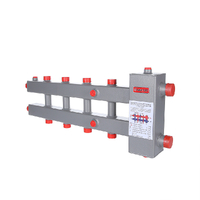 Гидроразделитель с коллектором горизонтальный, 5 контуров, до 70 кВт VTc.100.SN.070605