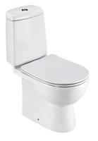 Унитаз-компакт "Остин Лайт" (прям.выпуск, нижн. подв., с 2-кноп. арм., сиденье дюро&soft-close Slim, микролифт) 1WH501877