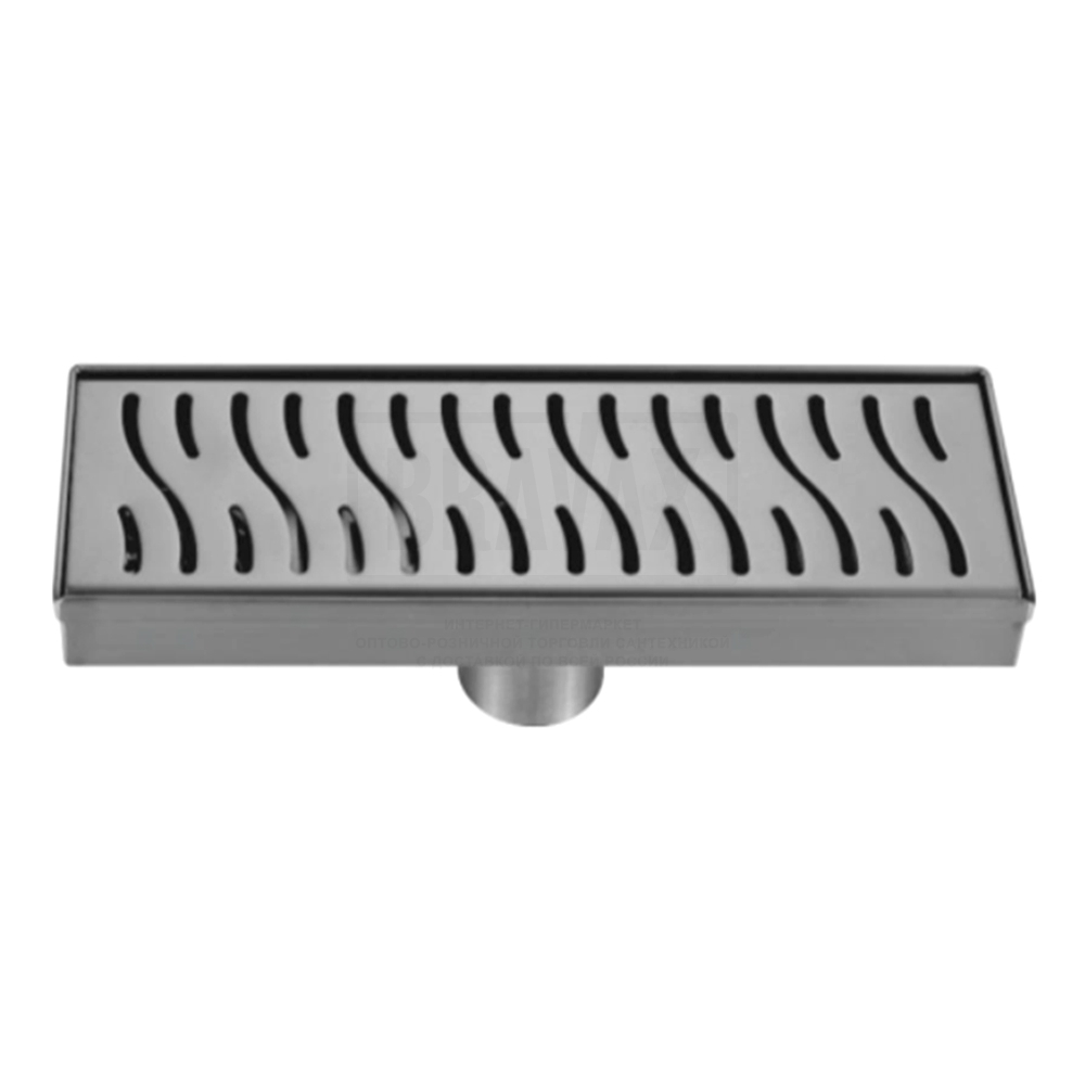 K81410D-30 Трап-лоток GERHANS нерж 300*100мм (вертикальный выпуск) (оруж сталь)  сухой затвор