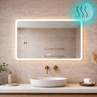 Зеркало SANTREK HOME с LED подсветкой "AERO EDGE" 800*600мм (антизапотевание)