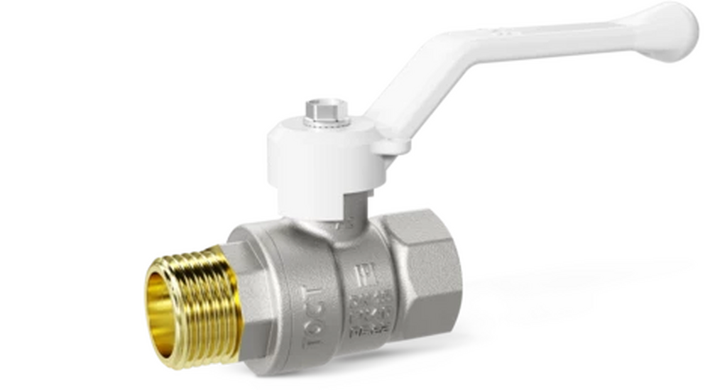 Кран вода LD Pride 1/2" г/ш руч (белая) LD 47.303.15 W