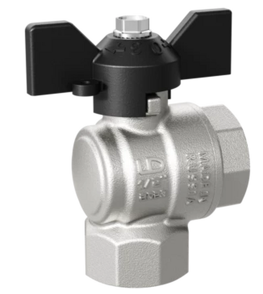 Кран вода LD Pride 1/2" г/г баб УГЛОВОЙ LD 47.200.15