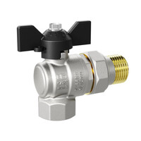 Кран вода LD Pride 1/2" г/ш баб американка УГЛОВОЙ LD 47.206.15 