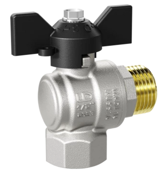 Кран вода LD Pride 1/2" г/ш баб УГЛОВОЙ LD 47.202.15