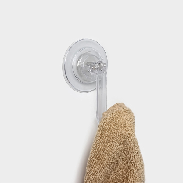 Крючок самоклеящийся "Elemental" 11х6,5х6,5 см, цвет прозрачный 10130826