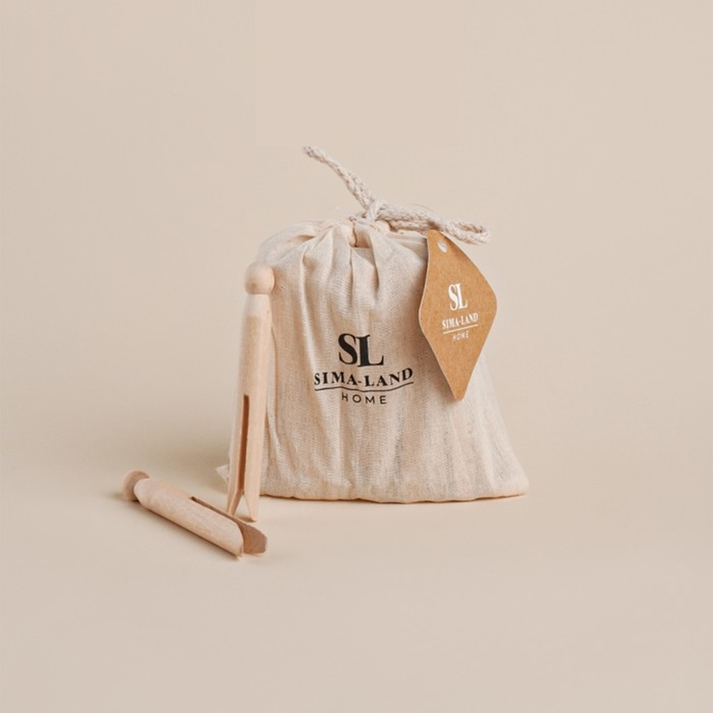 Набор прищепок 20 штук бамбук Sima-land Home, 11х1,4 см   9873489