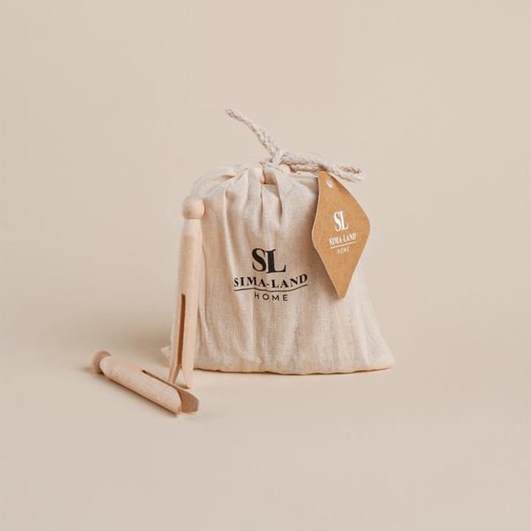 Набор прищепок 20 штук бамбук Sima-land Home, 11х1,4 см   9873489