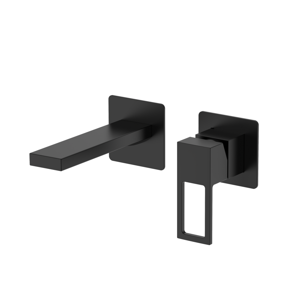 DA1714405 Смеситель для раковины DQ Dortmund встраиваемый настенный, черный