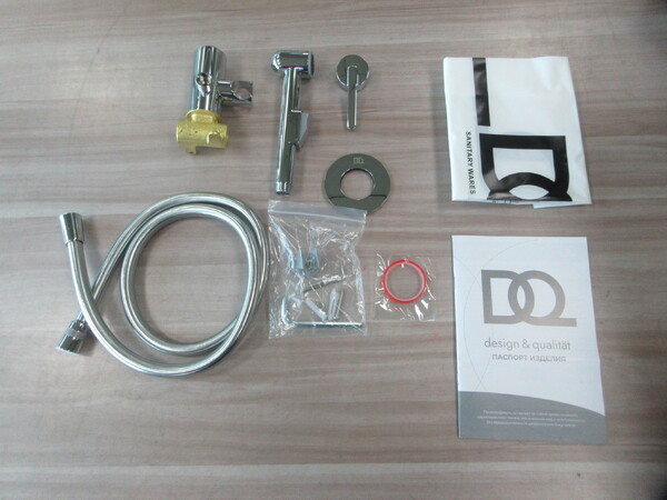 DA1754501 Смеситель с гигиеническим душем DQ Köln встраиваемый, хром