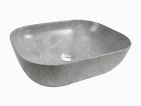 Раковина накладная HOLLER K-6513-SZ1 (450*320*135мм), серый бетон