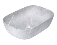 Раковина накладная HOLLER K-6513-SZ1 (450*320*135мм), серый бетон